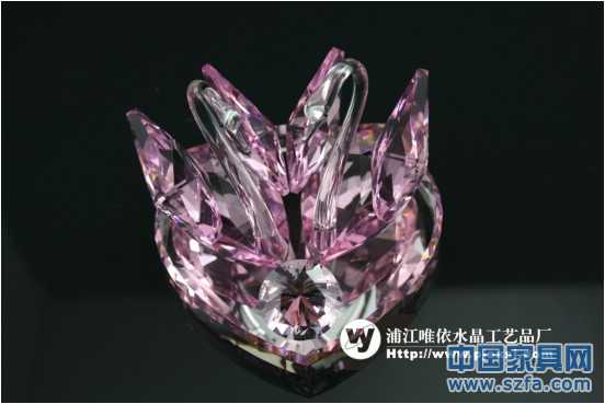 水晶天鹅 水晶结婚礼品 水晶圣诞礼品