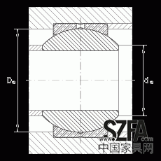 关节轴承 GE10-PB, 根据 DIN ISO 12 240-1 标准，尺寸系列 K，需维护